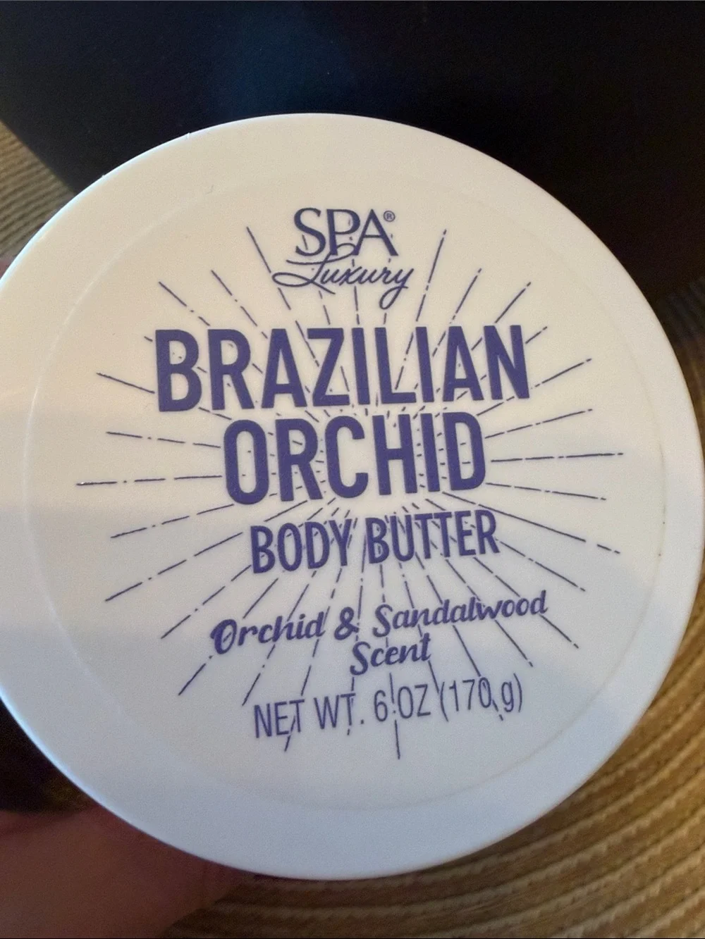 Spa Luxury Brazilian Orchid Body Butter - Orchid & Sandalwood 6 oz. New